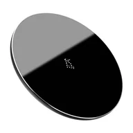 Ładowarki do telefonów - Baseus bezprzewodowa ładowarka Qi 15 W + kabel USB Typ C czarny (WXJK-B01) - miniaturka - grafika 1