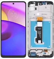 Części serwisowe do telefonów - Oryginalny wyświetlacz LCD + ekran dotykowy Motorola Moto E40 XT2159 (Regenerowany) Ramka Czarny - miniaturka - grafika 1