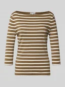 Koszulki i topy damskie - T-shirt o kroju Slim Fit z czystej bawełny - miniaturka - grafika 1