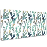 Podkładki na biurko - Podkładka na biurko Tropikalne kaktusy 100x50 cm - miniaturka - grafika 1