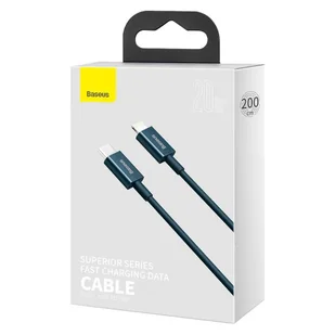 Baseus Superior kabel USB Typ C - Lightning do szybkiego ładowania Power Delivery 20 W 2 m niebieski (CATLYS-C03) - Kable USB - miniaturka - grafika 5