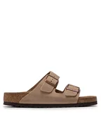Klapki i japonki męskie - Birkenstock Klapki Arizona Bs 0552811 Szary - miniaturka - grafika 1