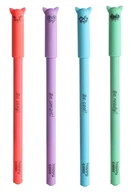 Długopisy - HAPPYCOLOR Długopis żelowy 0.5mm niebieski Feelingi Cats (2) Happy Color - miniaturka - grafika 1