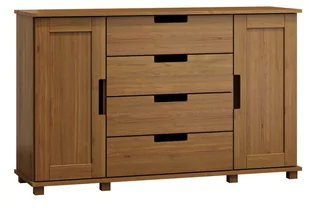 Komoda sosnowa drewniana nr4 Modern 160x80x42 dąb - Komody - miniaturka - grafika 1