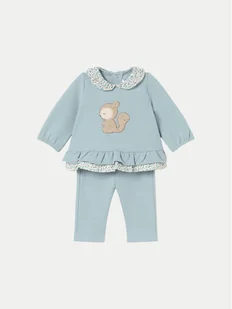 Mayoral Komplet bluzka i legginsy 2507 Niebieski Regular Fit - Komplety dla niemowląt - miniaturka - grafika 1