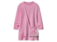 Sukienki i spódniczki dla dziewczynek - lupilu® Sukienka dzianinowa dziewczęca z bawełny (Różowy, 122/128) - miniaturka - grafika 1