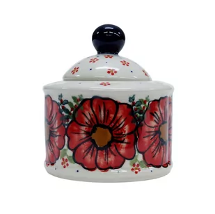 Ceramiczna cukiernica Ceramika Bolesławiec - Cukiernice - miniaturka - grafika 1