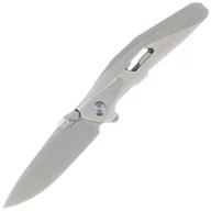 Noże - Nóż składany RikeKnife Shadow Clip Point Gray Titanium, Satin M390 (RK-Shadow-S-P) - miniaturka - grafika 1