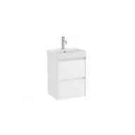 Szafki łazienkowe - ROCA A851681509 ONA Zestaw łazienkowy UNIK Compacto 2 szuflady 450mm biały mat - miniaturka - grafika 1