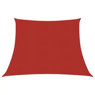 Parasole ogrodowe - vidaXL Żagiel przeciwsłoneczny, 160 g/m, czerwony, 3/4x3 m, HDPE vidaXL - miniaturka - grafika 1