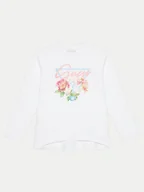 Bluzki damskie - Guess Bluzka J4YI38 K6YW4 Biały Regular Fit - miniaturka - grafika 1