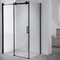Kabiny prysznicowe - Czarna kabina prysznicowa prostokątna 120x80 szkło 8mm BS15C - miniaturka - grafika 1