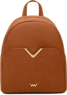 Plecaki - Vuch Plecak miejski damski Arlen Fossy Brązowy Jeden rozmiar - miniaturka - grafika 1