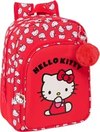 Plecaki szkolne i tornistry - Plecak szkolny Hello Kitty Iconic White Red 26 x 34 x 11 cm - miniaturka - grafika 1
