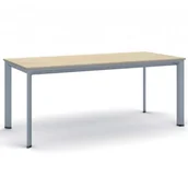 Stoły i stoliki do biura - B2B Partner Stół konferencyjny PRIMO INVITATION 1800 x 800 x 740 mm, dąb naturalny 499264 - miniaturka - grafika 1