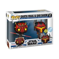 Figurki dla dzieci - Funko POP!, figurka kolekcjonerska, Star Wars: CloneWars- Maul/Gar 2PK(GW) - miniaturka - grafika 1