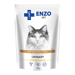 ENZO VET Urinary z kurczakiem w sosie dla kotów 24x100g - Mokra karma dla kotów - miniaturka - grafika 2