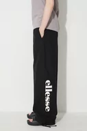 Spodnie damskie - Ellesse spodnie dresowe bawełniane kolor czarny z nadrukiem SGR17960-BLACK - miniaturka - grafika 1