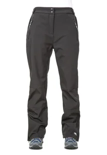 Damskie spodnie turystyczne softshell Trespass SQUIDGE II czarne Rozmiar: M-Reg - Odzież trekkingowa damska - miniaturka - grafika 4