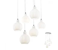 Lampy sufitowe - Redo 01-2068 - Żyrandol na lince PLUMEN 6xE14/42W/230V biały - miniaturka - grafika 1