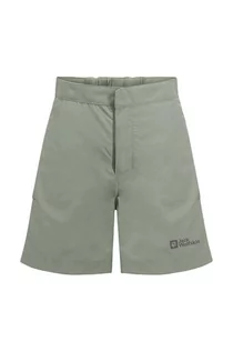 Spodnie i spodenki dla chłopców - Jack Wolfskin szorty dziecięce SUN kolor zielony - grafika 1