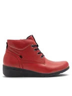 Botki damskie - Go Soft Botki WI16-JANE ZULA-03 Czerwony - miniaturka - grafika 1