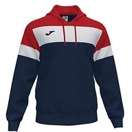 Bluzy męskie - Joma Bluza męska Crew Iv niebieski granatowy / czerwony 6XS 101544.336 - miniaturka - grafika 1
