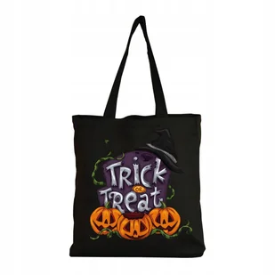 Eko Torba na ramię Zakupy Shopper Torebka Bawełniana Halloween Dynia #47 - Torby i wózki na zakupy - miniaturka - grafika 1