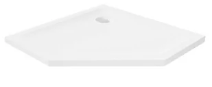 New Trendy B-0624 Brodzik MILD akrylowy pi$232ciokątny 90x90x4,5 biały - Brodziki prysznicowe - miniaturka - grafika 1
