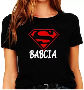 Koszulka Dla Babci " Super Babcia " - Dzień Babci i Dzień Dziadka - miniaturka - grafika 1