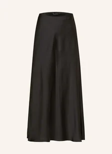 Armani Exchange Spódnica Satynowa schwarz - Spódnice - miniaturka - grafika 1