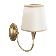 Lampy ścienne - Metalowy kinkiet w złotym kolorze Opviq lights Patrick - miniaturka - grafika 1