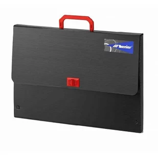 Leniar Teczka czarna B2 (730x520x35mm) red zap obr 90261 - Teczki i skoroszyty - miniaturka - grafika 1