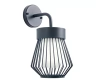 Lampy ogrodowe - Redo 9843 - Kinkiet zewnętrzny TITTI 1xE27/42W/230V IP44 antracyt - miniaturka - grafika 1