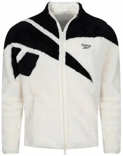REEBOK - BLUZA MĘSKA CL F VECTOR SHERPA JKT IB8441 ciepła pluszowa - Bluzy męskie - miniaturka - grafika 1