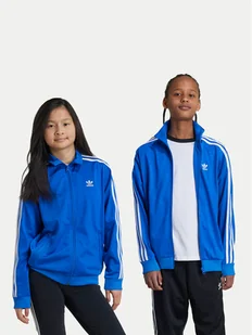 adidas Bluza Firebird IY9799 Niebieski Regular Fit - Moda i Uroda OUTLET - miniaturka - grafika 1