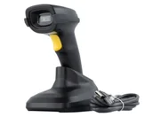 Czytniki kodów kreskowych - Czytnik QR kodów 2D ze stacją ładującą, bezprzewodowy, ręczny HD-LR66 - miniaturka - grafika 1