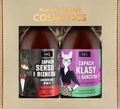 Zestawy kosmetyków damskich - Laq Zestaw Czyściopak: 2x żel 500 ml, Zapach Seksu i Biznesu + Magnolia Silver - miniaturka - grafika 1