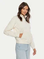 Bluzy damskie - Guess Bluza Stacie V4BQ01 KC5O0 Beżowy Regular Fit - miniaturka - grafika 1