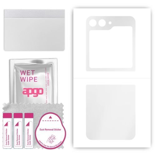 folia hydrożelowa naklejka przezroczysta na TYŁ do Samsung W24 Flip - apgo hydrogel TPU
