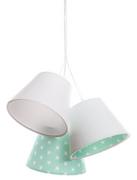 Lampy sufitowe - Kaja MacoDesing Lampa wisząca MACODESING 070-081, 60 W, zielono-biała - miniaturka - grafika 1