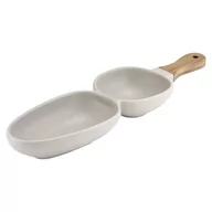 Miski i półmiski - Szara porcelanowa miska do serwowania Ladelle Essentials - miniaturka - grafika 1