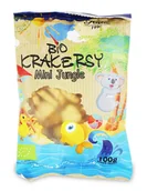 Przekąski dla dzieci - Bio Ania KRAKERSY MINI JUNGLE BIO 100 g - - miniaturka - grafika 1