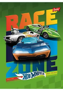 St. Majewski Papier Zeszyt A5 16k. MAJEWSKI Hot Wheels kratka ZT37STR - Zeszyty szkolne - miniaturka - grafika 1