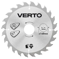 Akcesoria do elektronarzędzi - VERTO Tarcza do pilarki, widiowa, 160 x 30 mm, 18 zębów - miniaturka - grafika 1