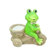 Pozostałe ozdoby ogrodowe - Figura ogrodowa żaba 38 cm - miniaturka - grafika 1