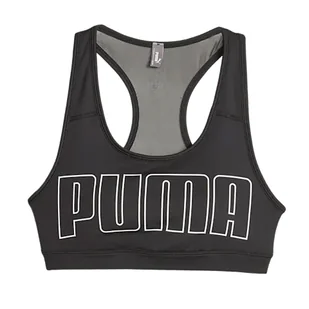 Stanik fitness PUMA Mid Impact 4Keeps Graphic PM - Bielizna sportowa damska - miniaturka - grafika 1