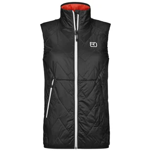 Kamizelka damska Ortovox Swisswool Piz Vial Vest W Rozmiar: L / Kolor: czarny - Kurtki i kamizelki sportowe damskie - miniaturka - grafika 1