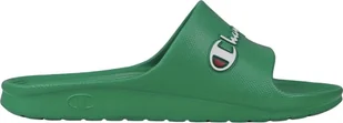 Klapki męskie Champion Cabana Slide zielone S22413 GS130 42 - Klapki i japonki męskie - miniaturka - grafika 1