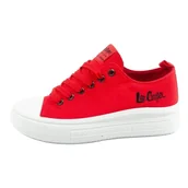 Trampki damskie - Buty trampki Lee Cooper LCW-25-44-2463L czerwone - miniaturka - grafika 1